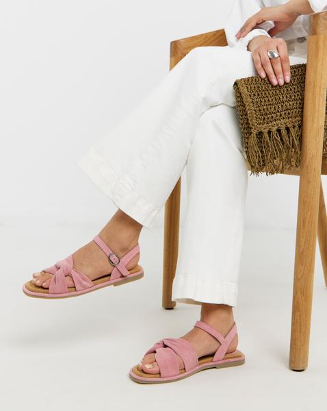 Soft Twist Two Part Sandals Wide