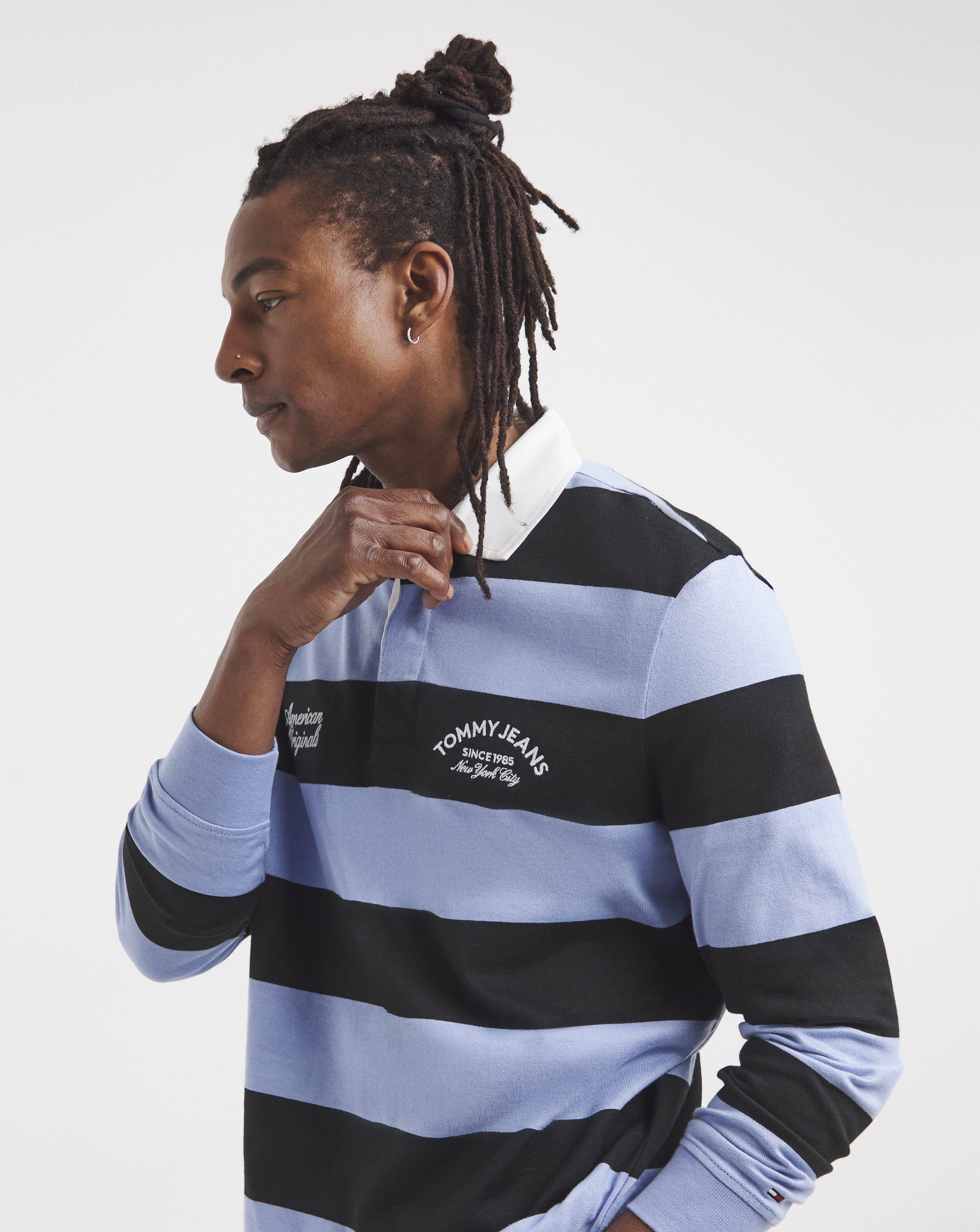Tommy Jeans Relax Fit Rugby - Navy