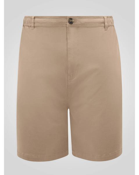 D555 Spencer Sand Elastic Waist Shorts