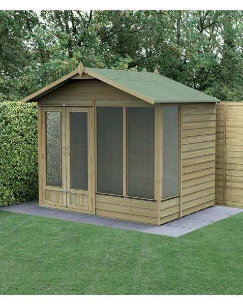 4LIFE Apex Summerhouse 8x6 - Double Door
