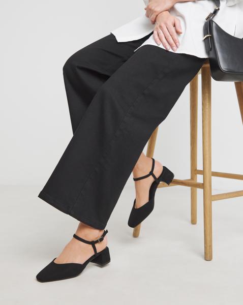 Jennifer Two Part Heeled Shoes - Wide Fit (E) - Image