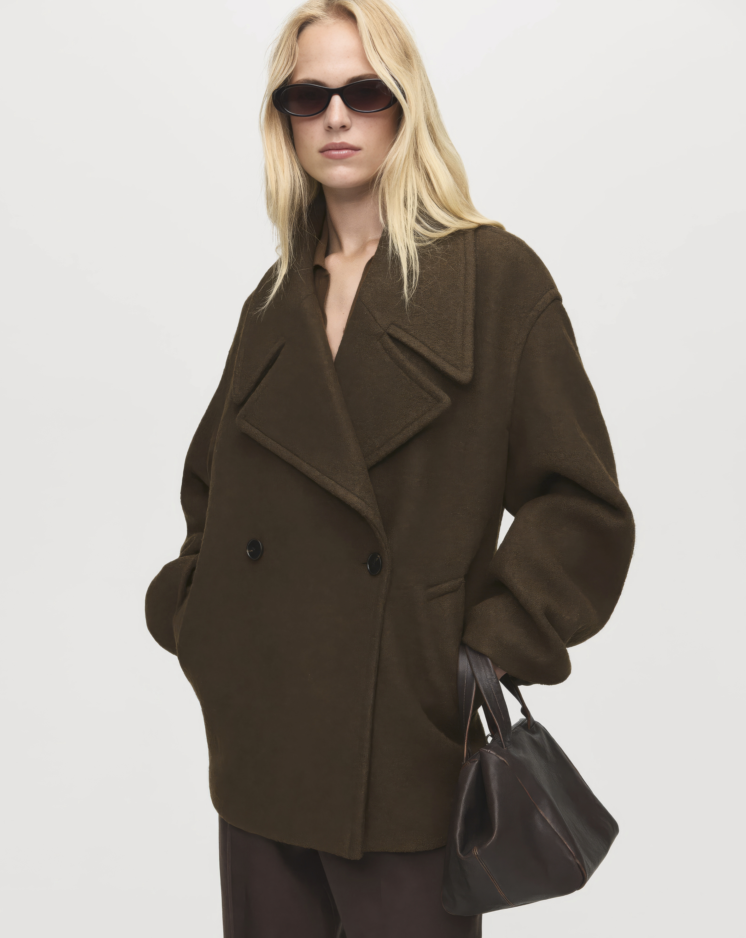 Mango Oversized Wool Coat