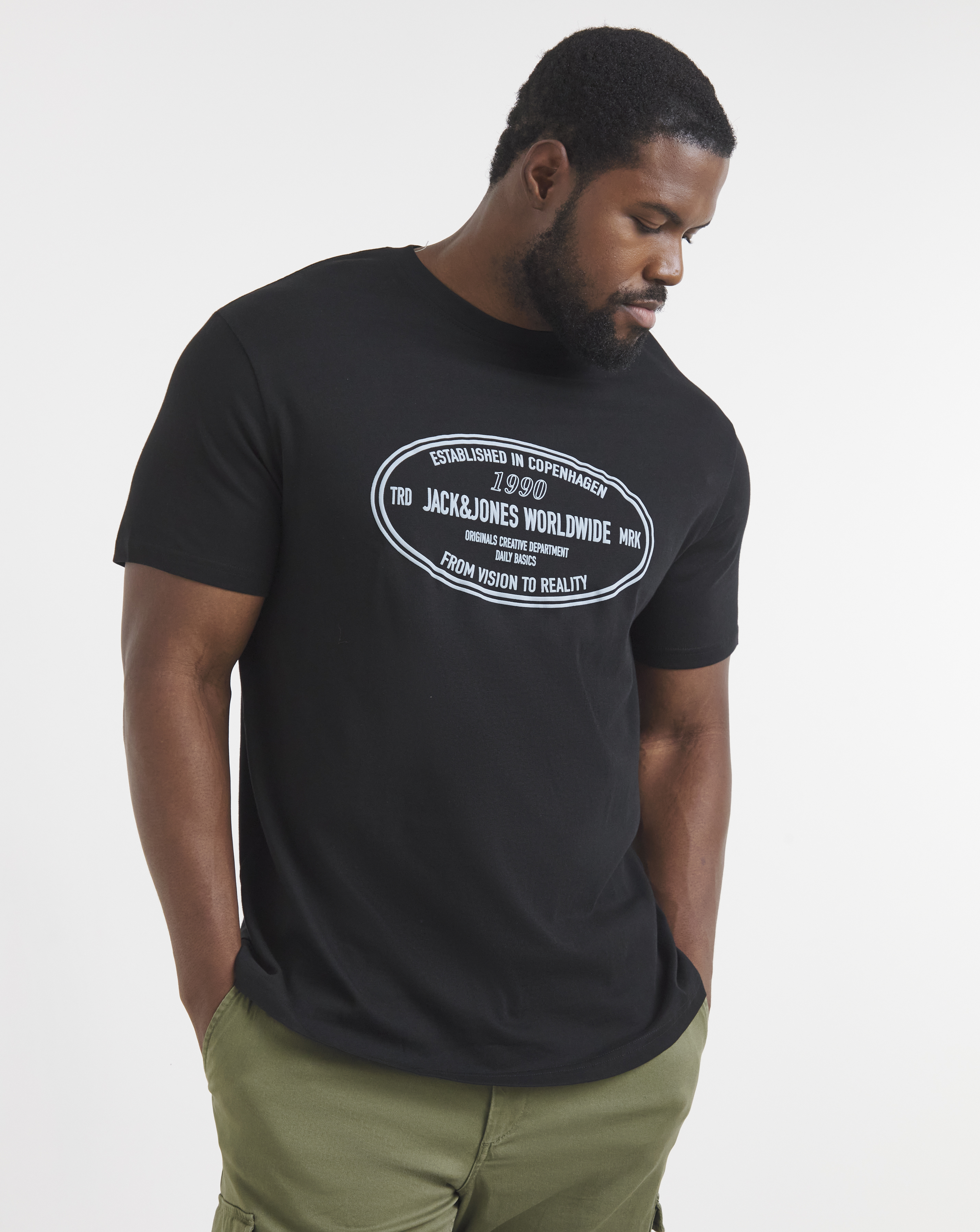 Jack & Jones York Logo T-Shirt - Black