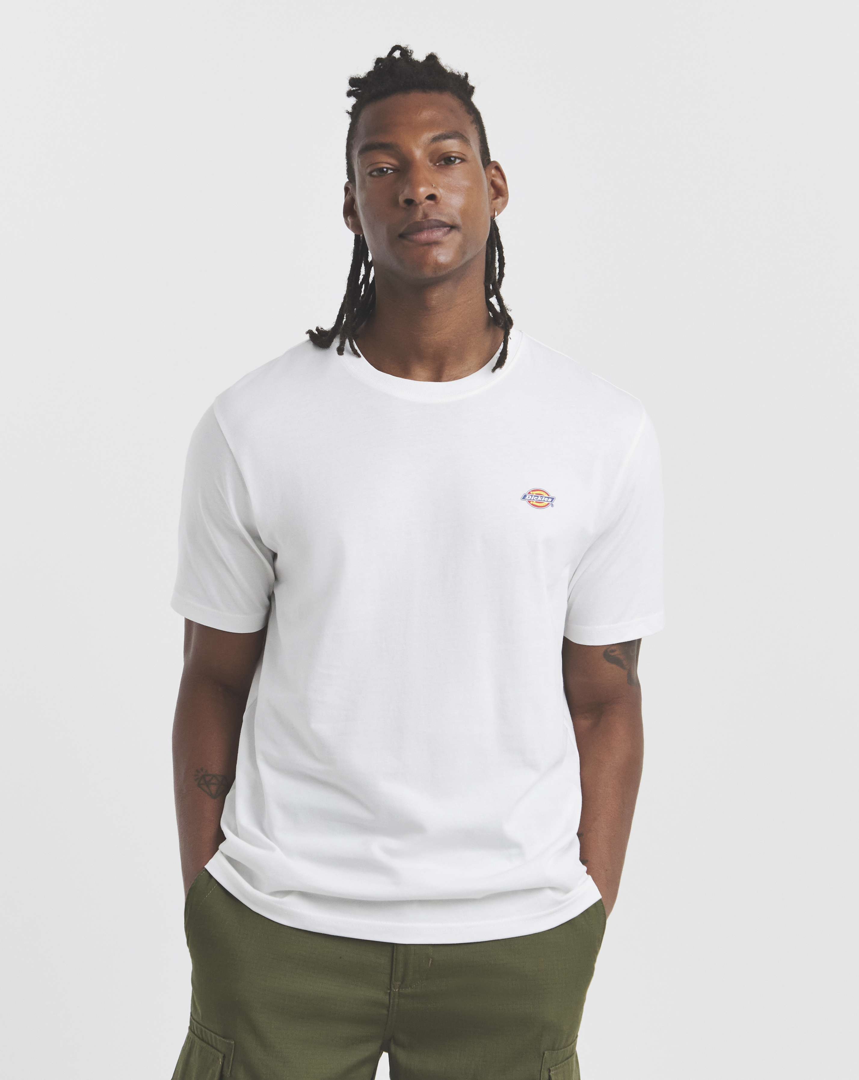Dickies White Short Sleeve Mapleton T-Shirt - Xxl