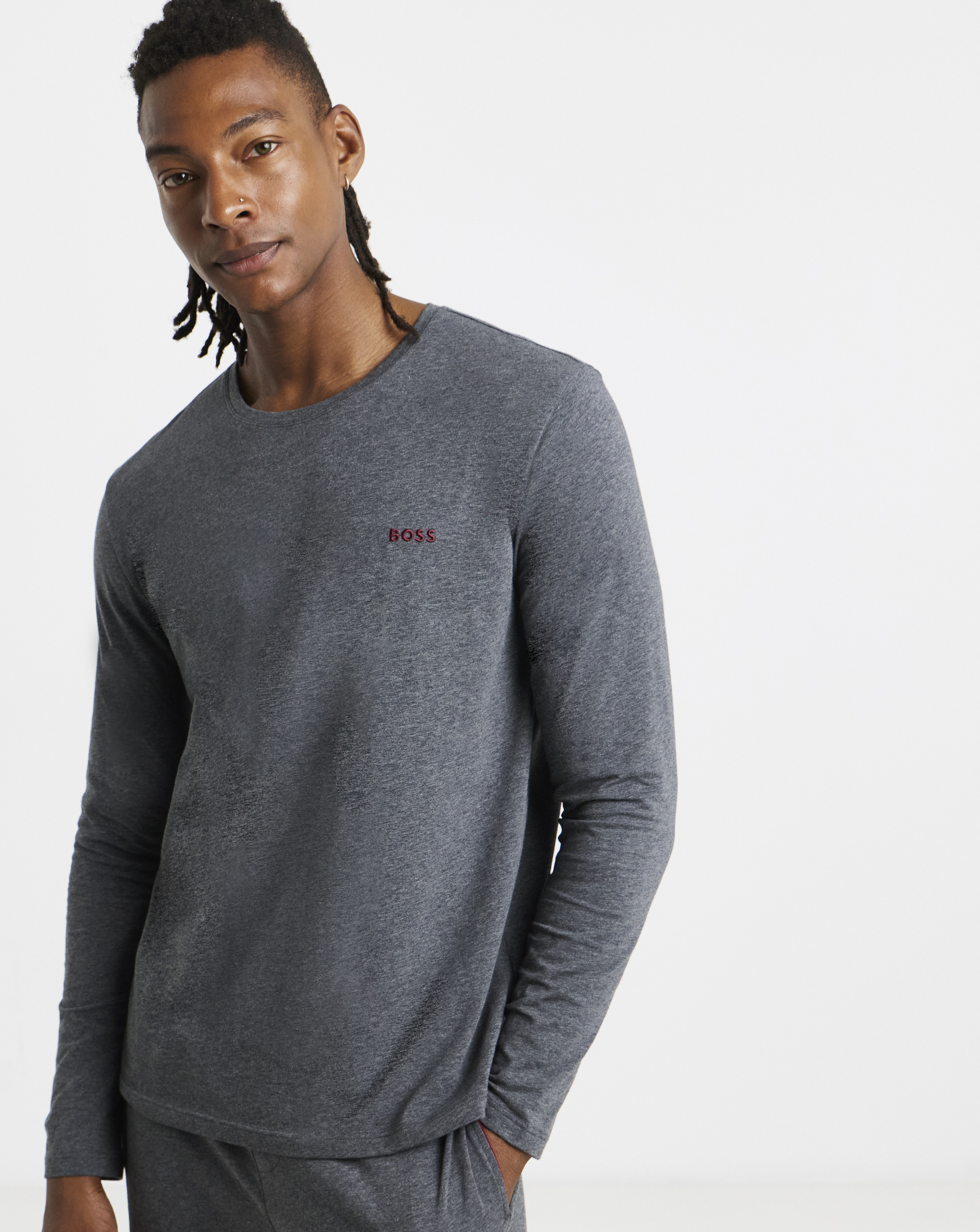 BOSS Lounge T-Shirt - Charcoal