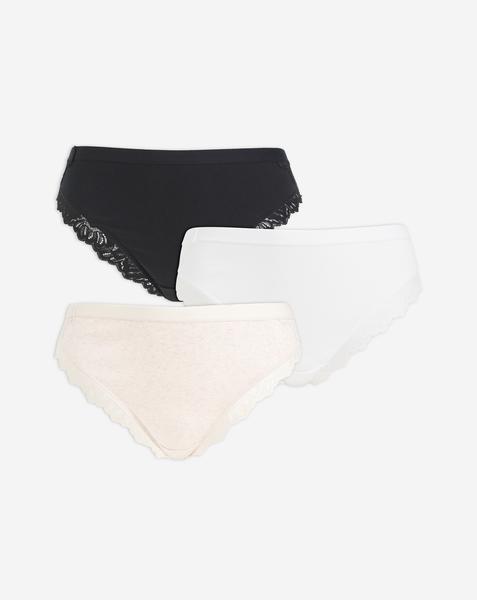 3 Pack Lace Midi Brazilian