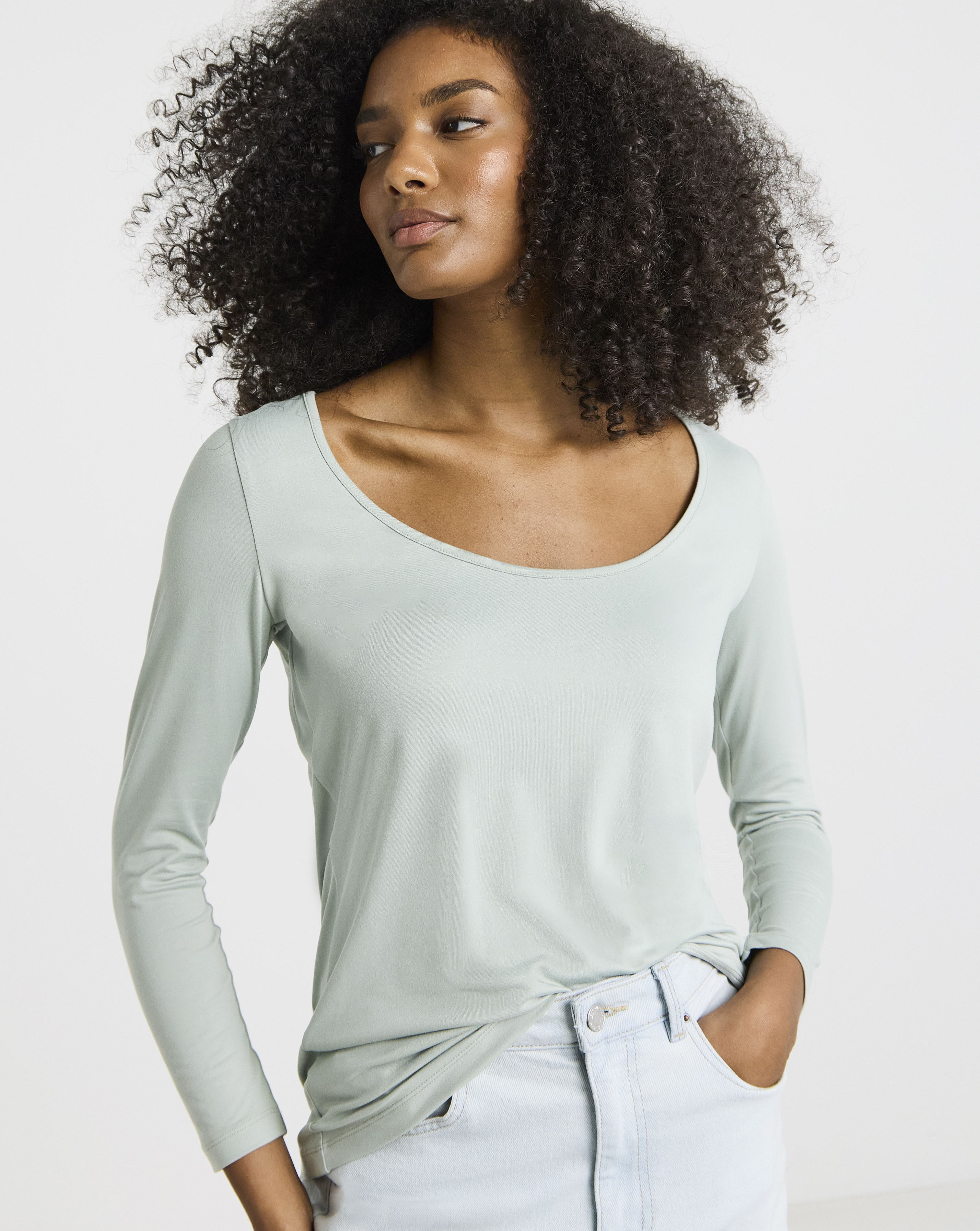 Scoop Neck Top
