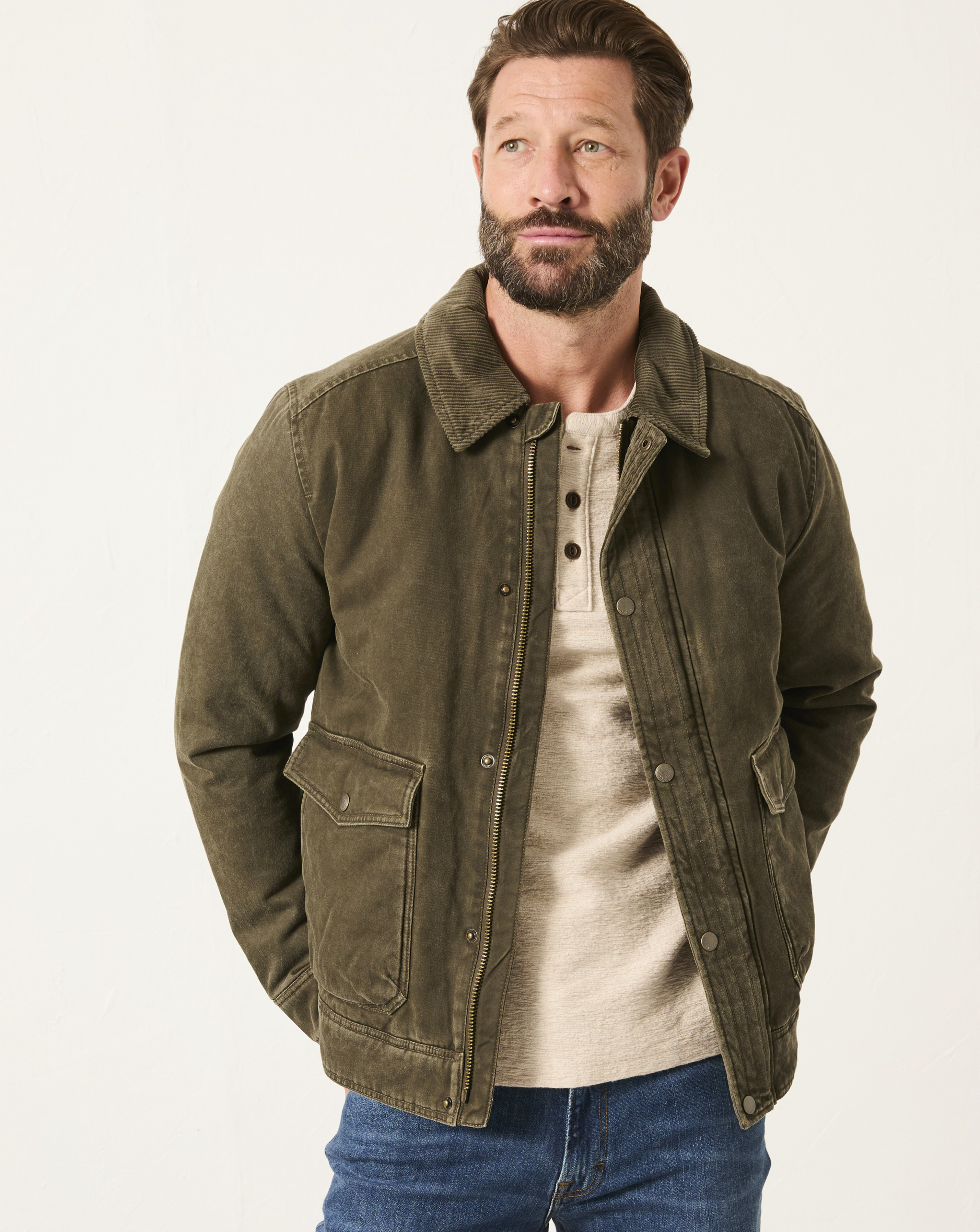 FatFace Warton Jacket - Khaki