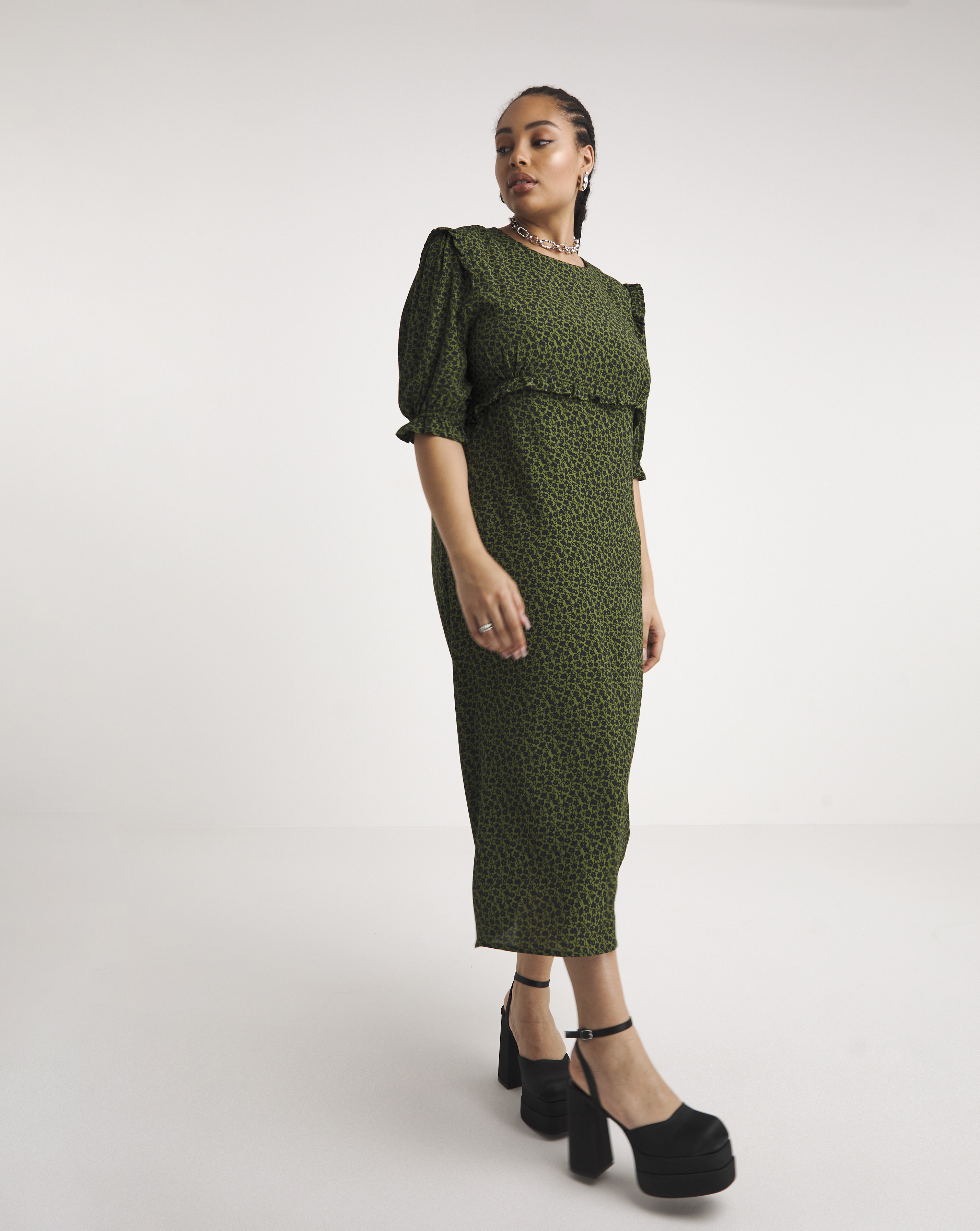 Nobody's Child Felicia Midi Dress