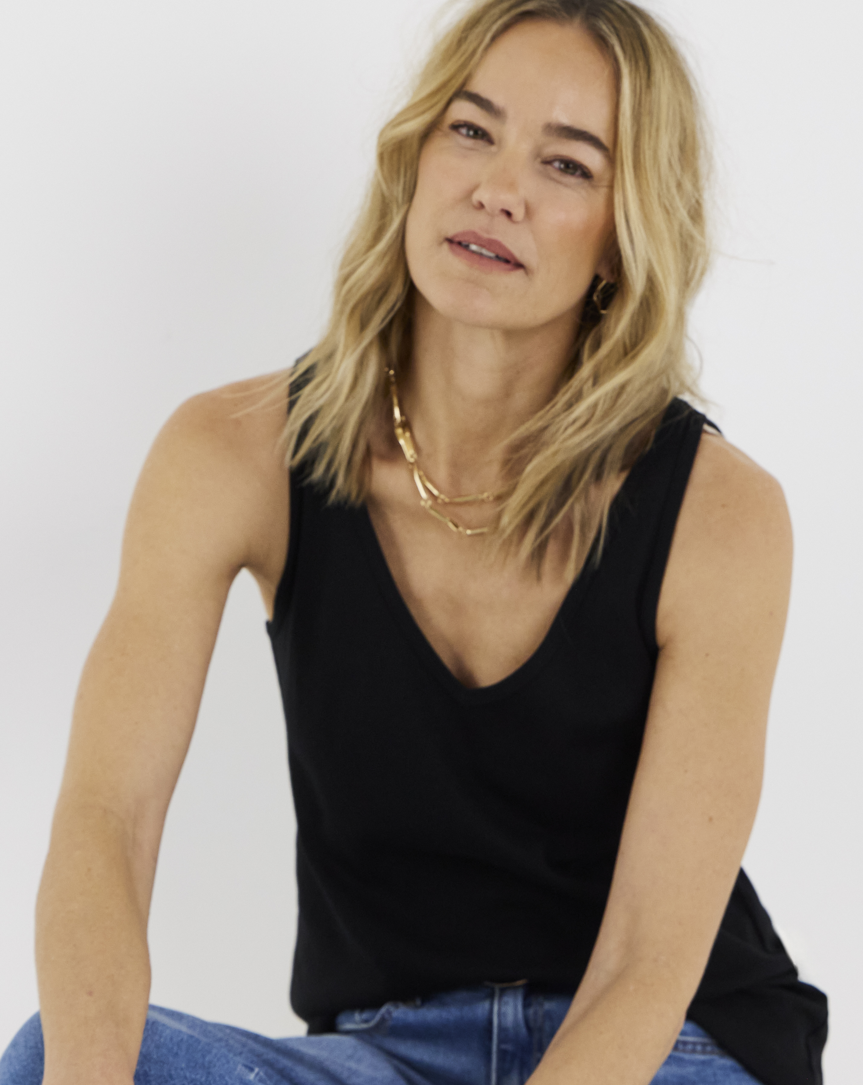 Jersey V-Neck Vest