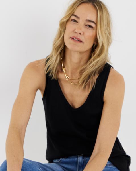 Jersey V-Neck Vest