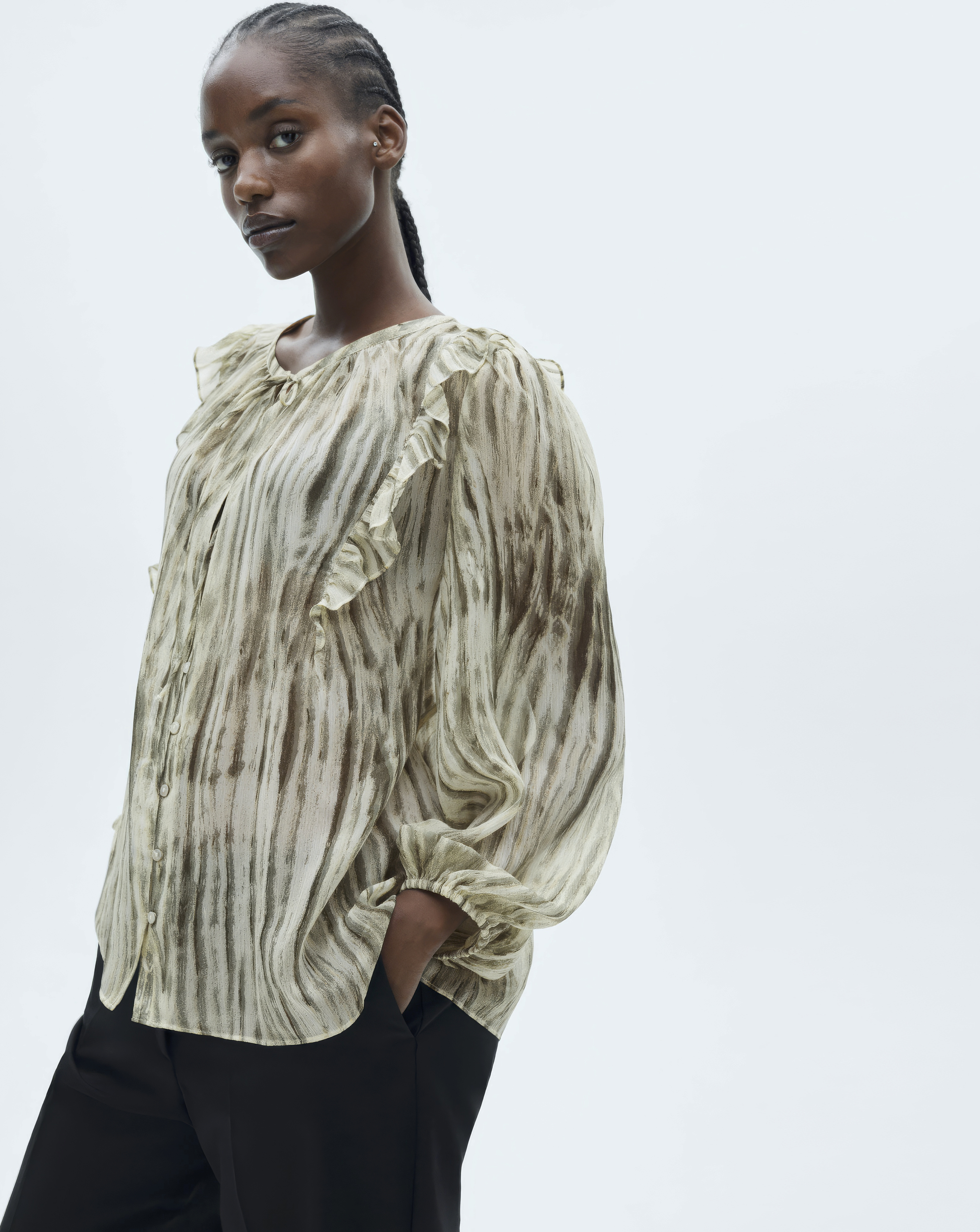 Mango Siena Printed Blouse