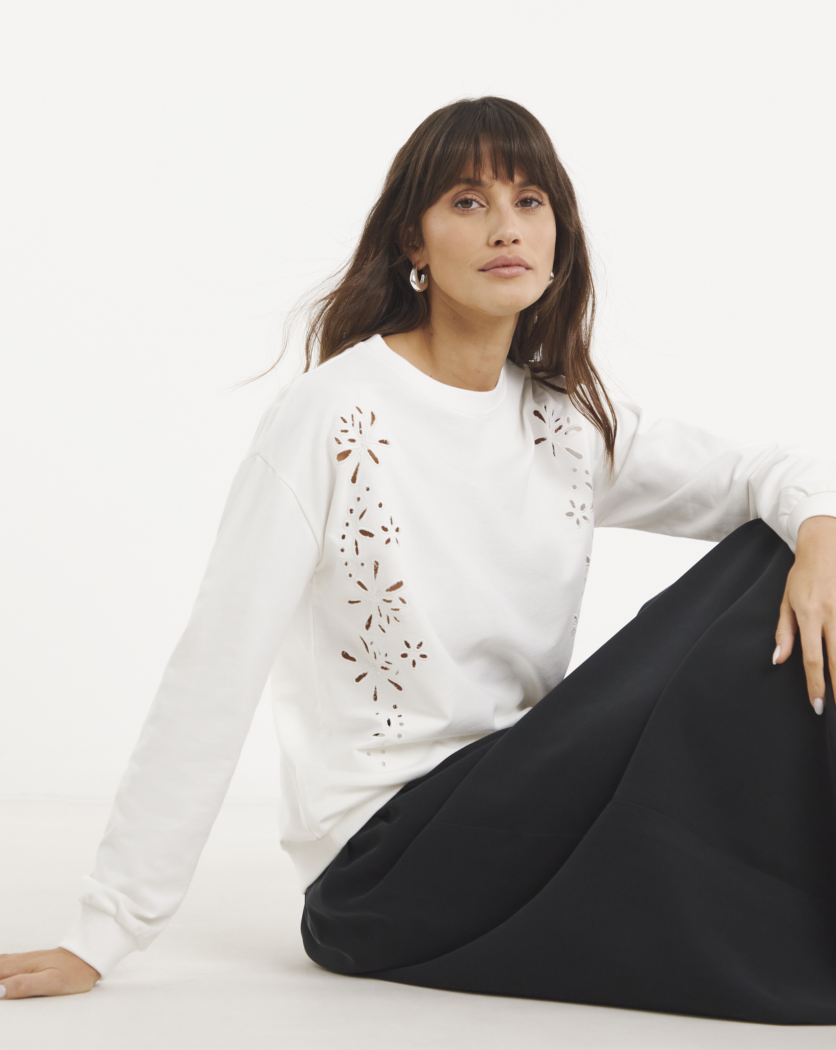 Cutwork Sweatshirt