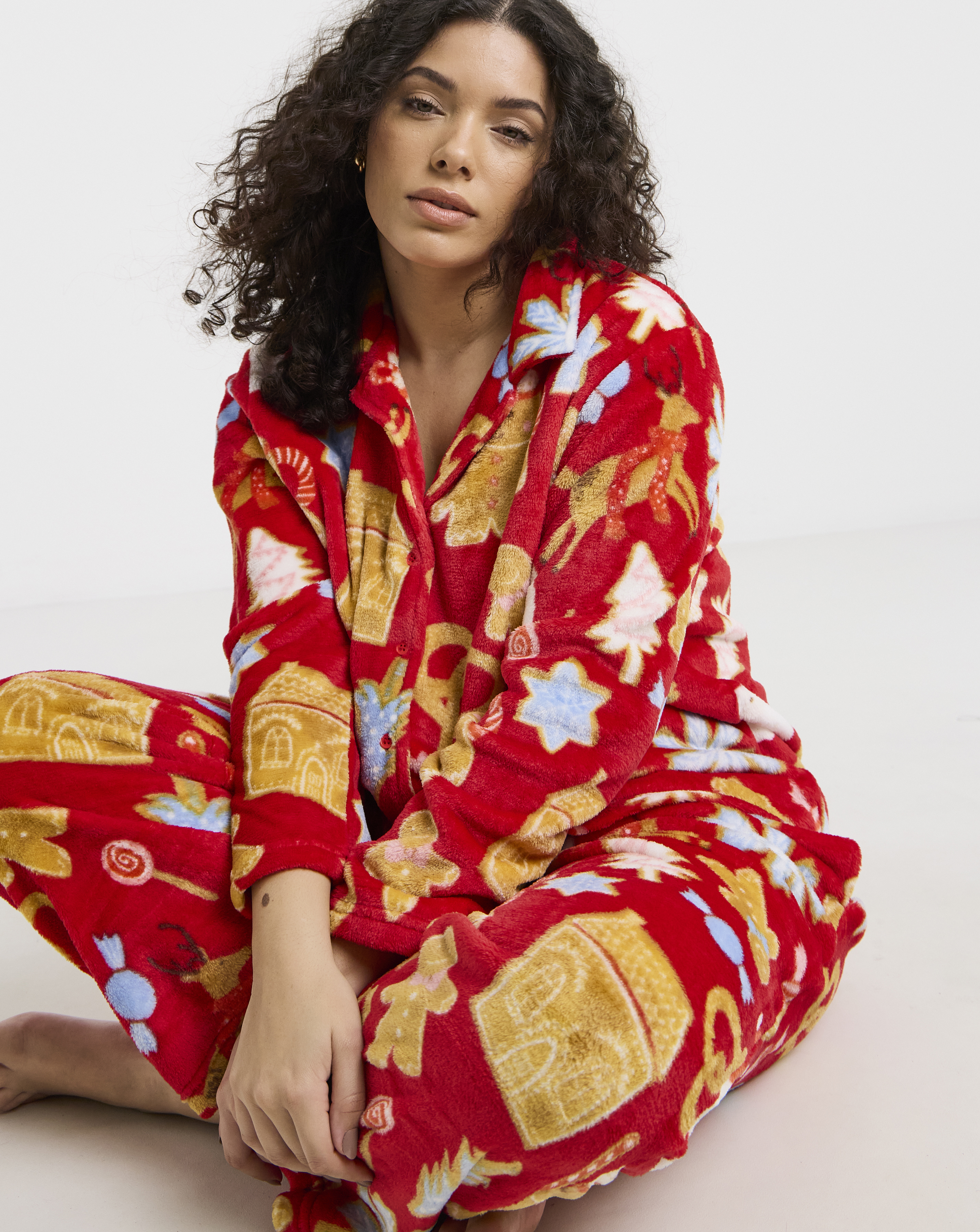 Pretty Secrets Fleece Family PJs- Ladies