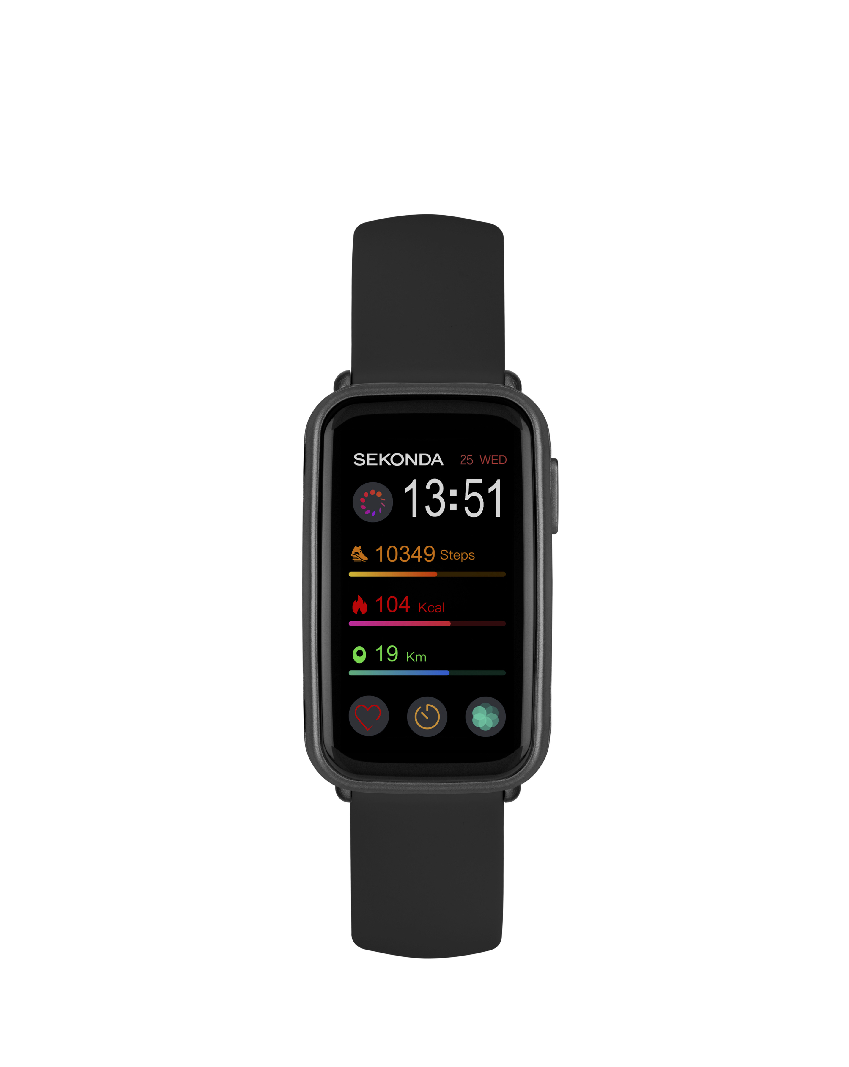 Active+- Black Plastic Case & Silicone