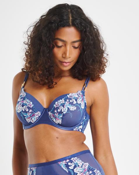 Delilah Embroidery Balcony Bra