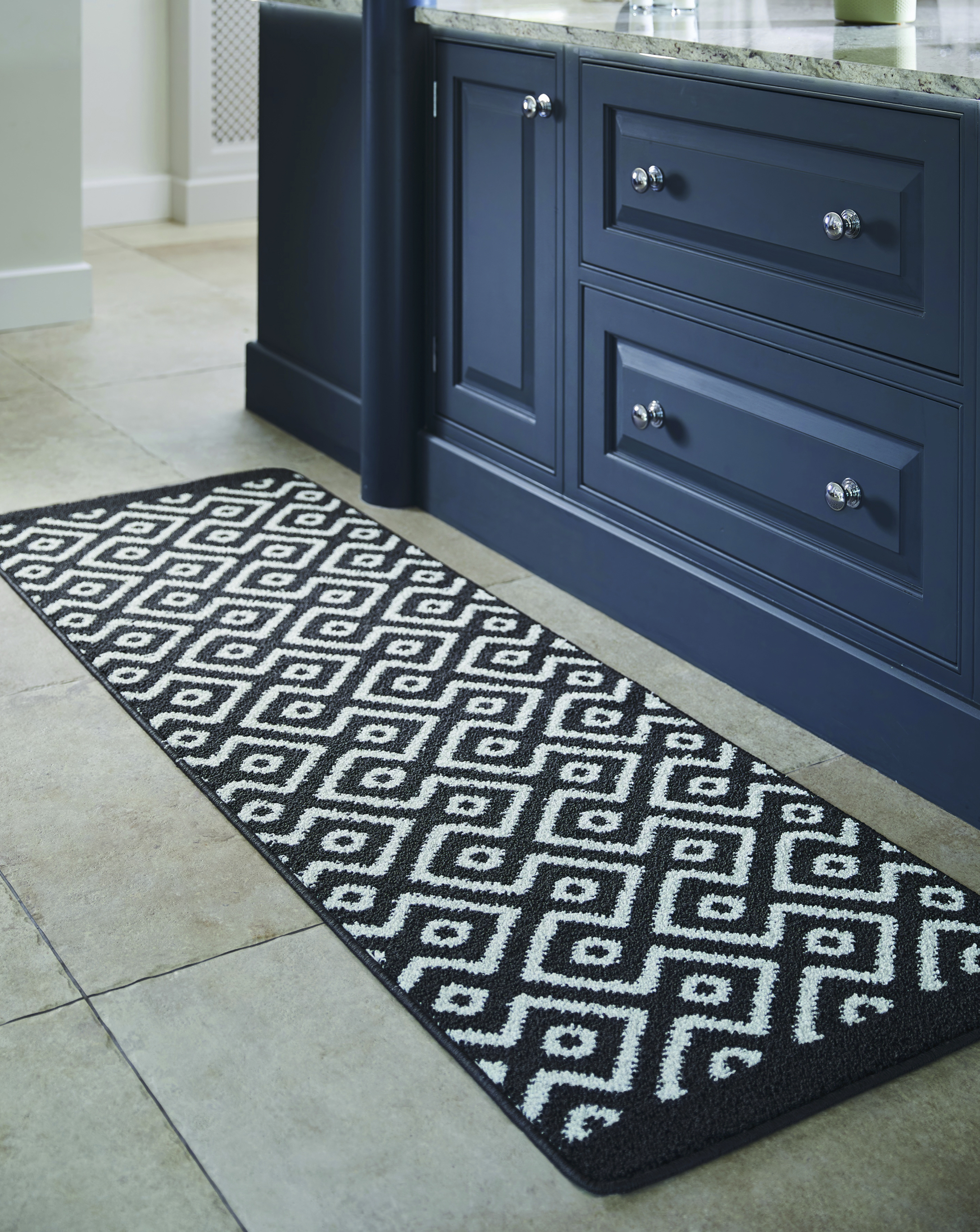 Geo Stain Resistant Cosy Runner