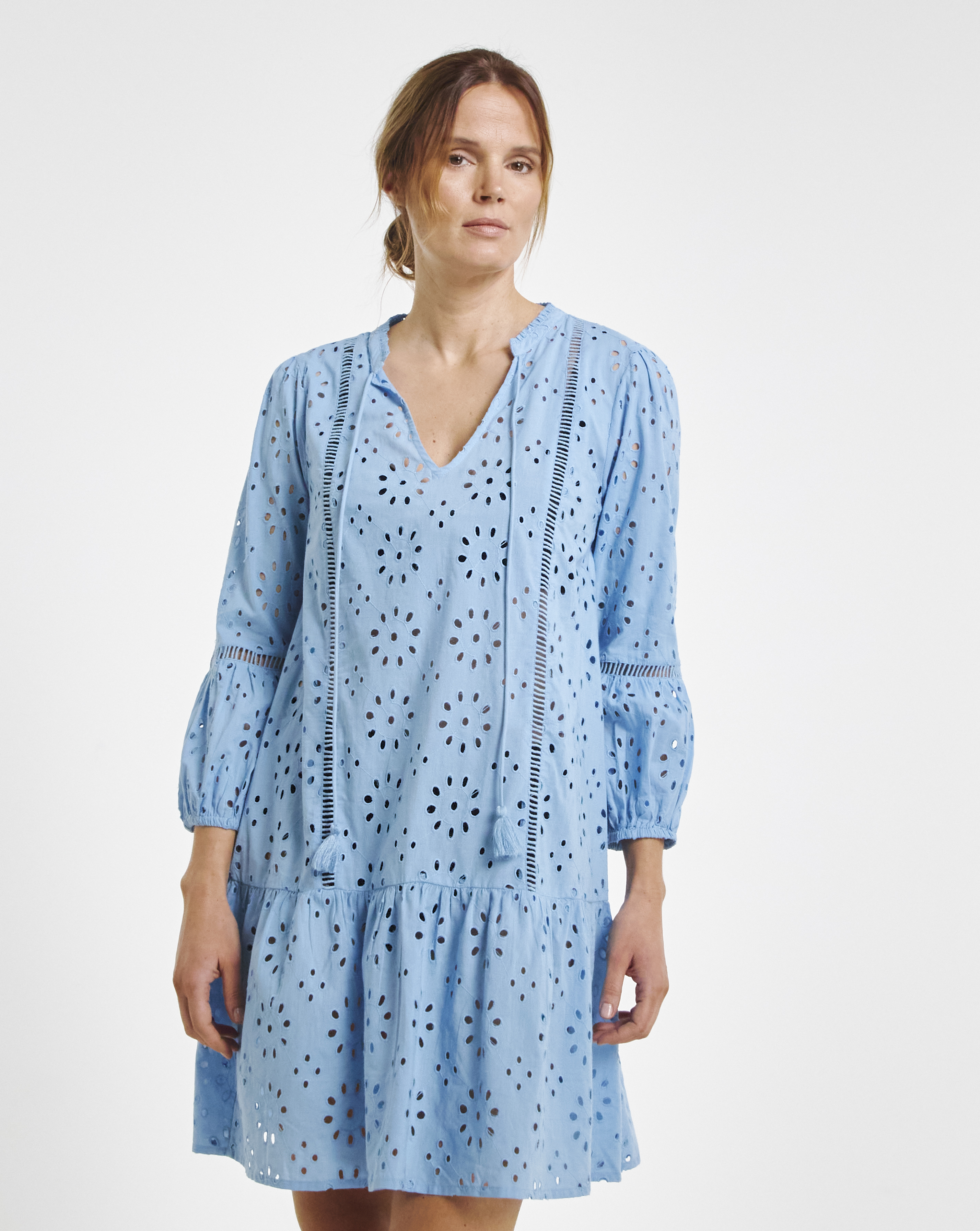 Anise Ladder Detail Mini Beach Dress