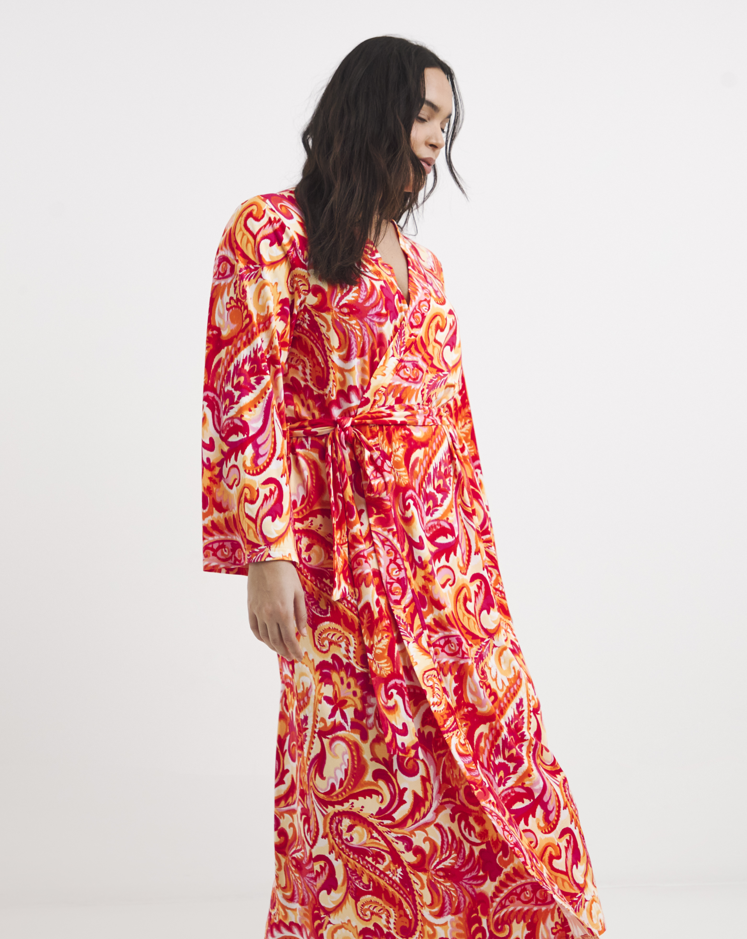 Figleaves Floral Gown With Bag