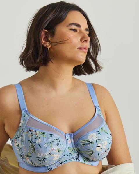 Goddess Kayla Full Cup Bra Cornflower