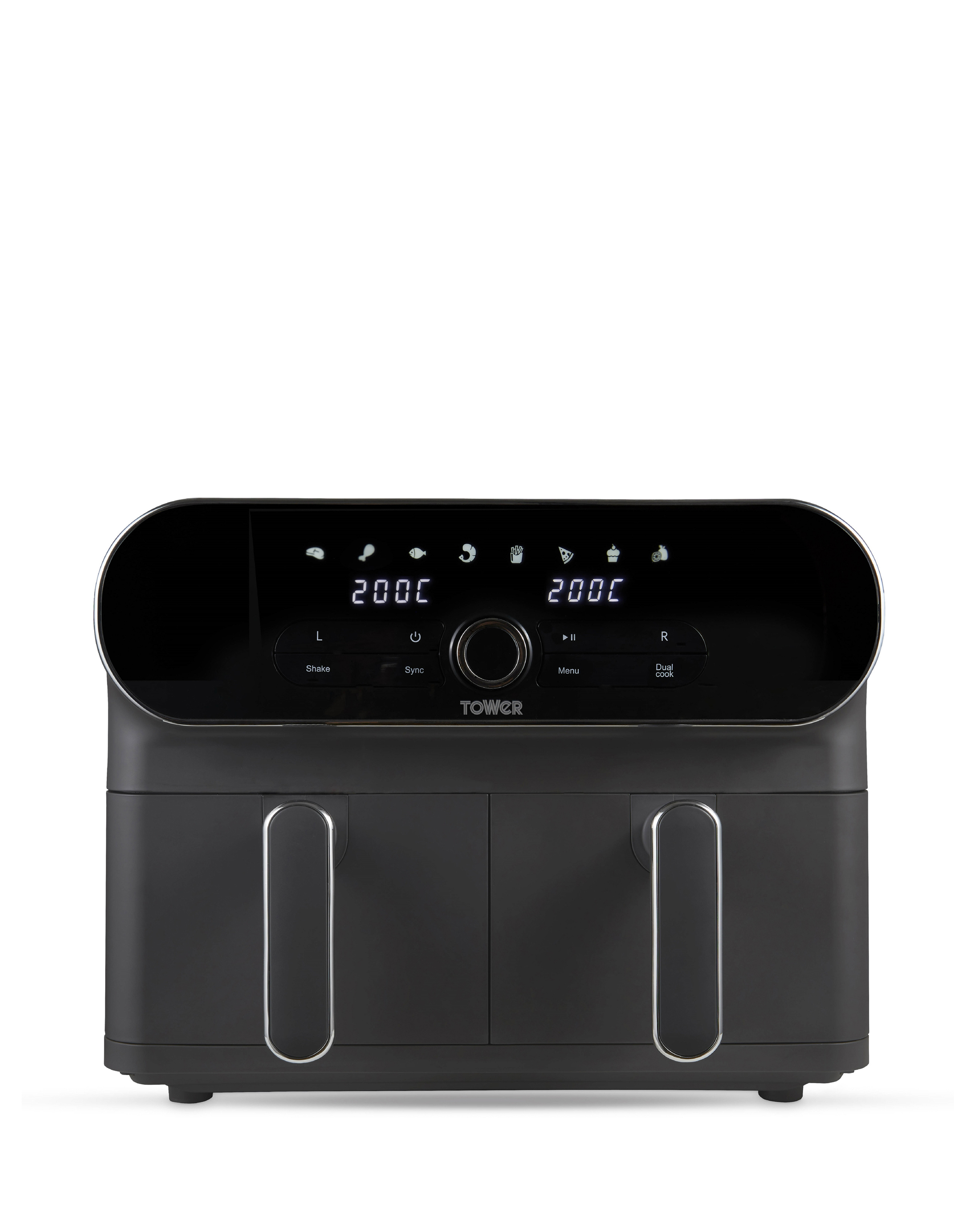 Tower T17138 Dual Basket Air Fryer 10.4L