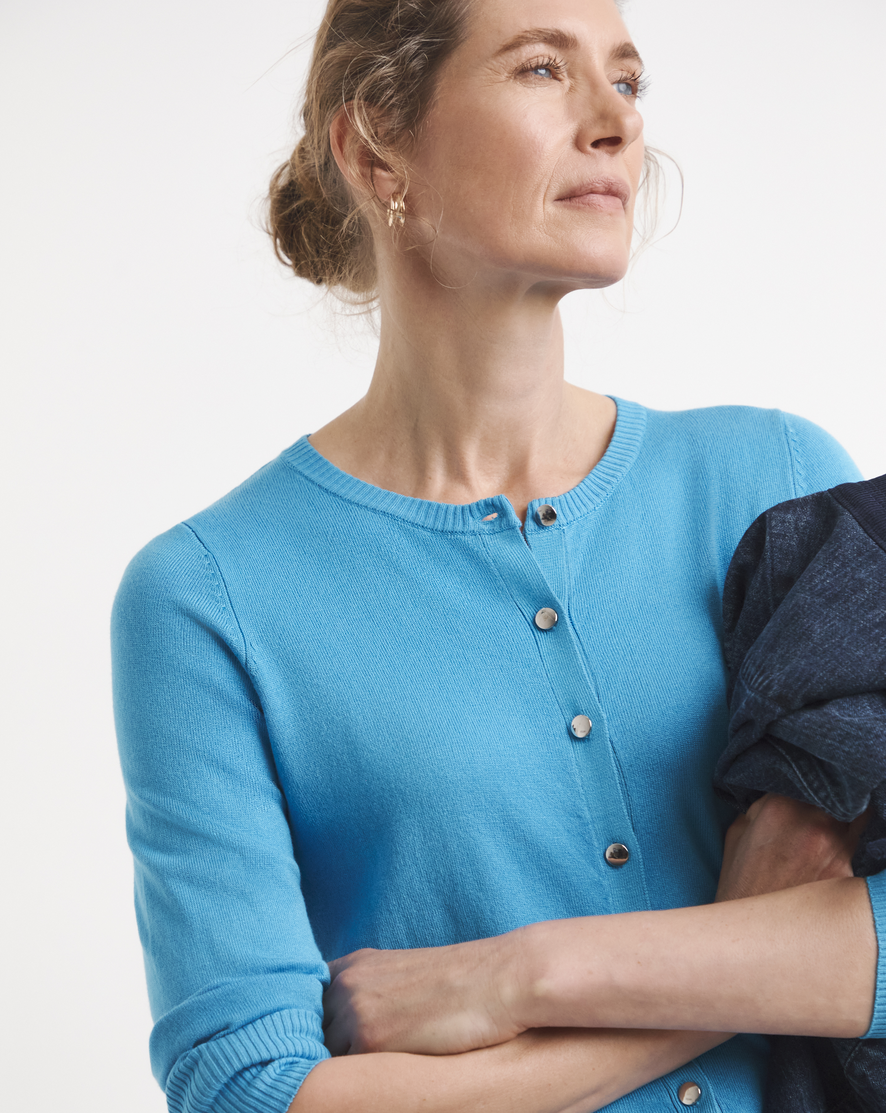 Crew Neck Cardigan
