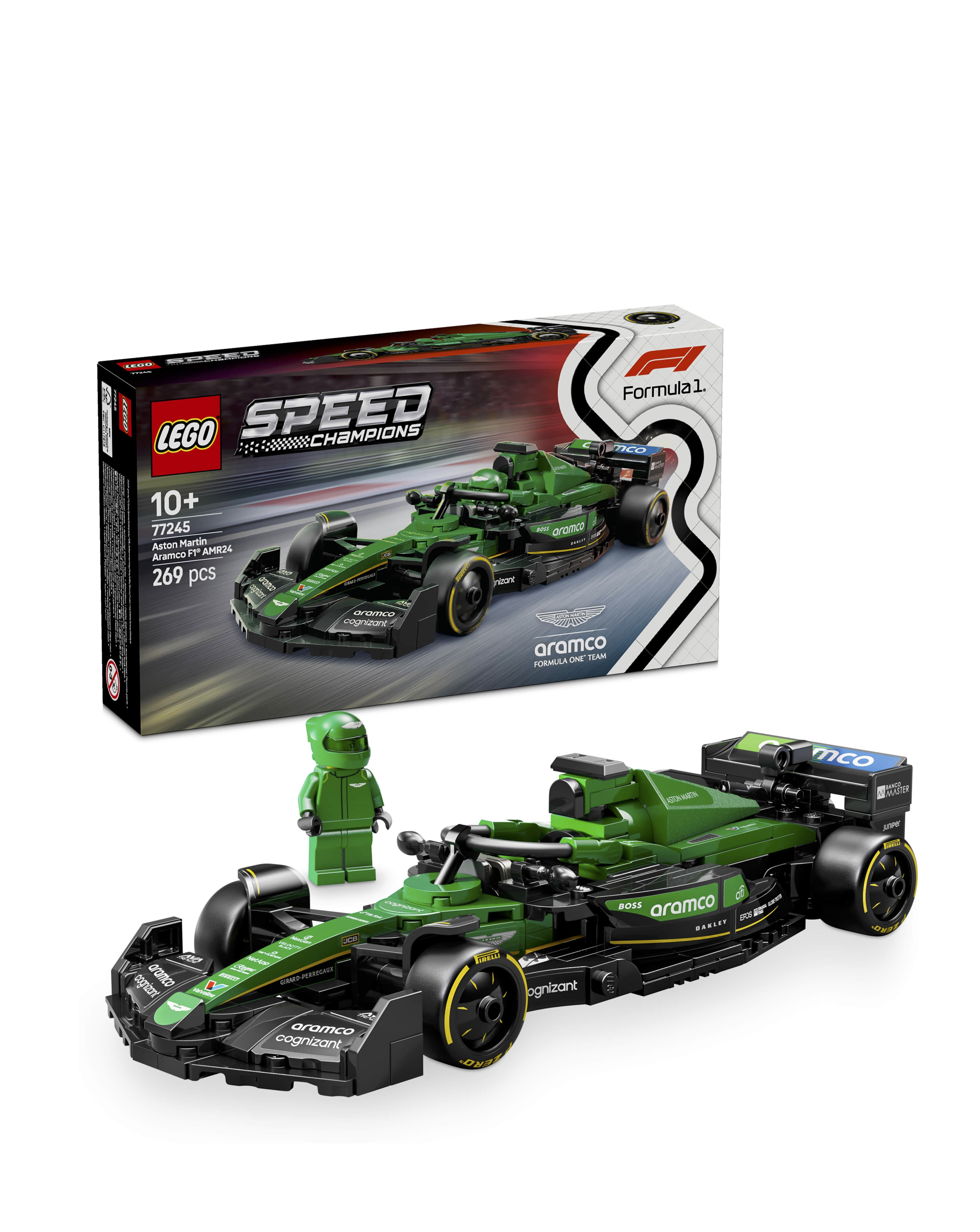 LEGO SPEED CHAMPIONS: Aston Martin Aramco F1 Amr24 Race Car (77245) - Image 21