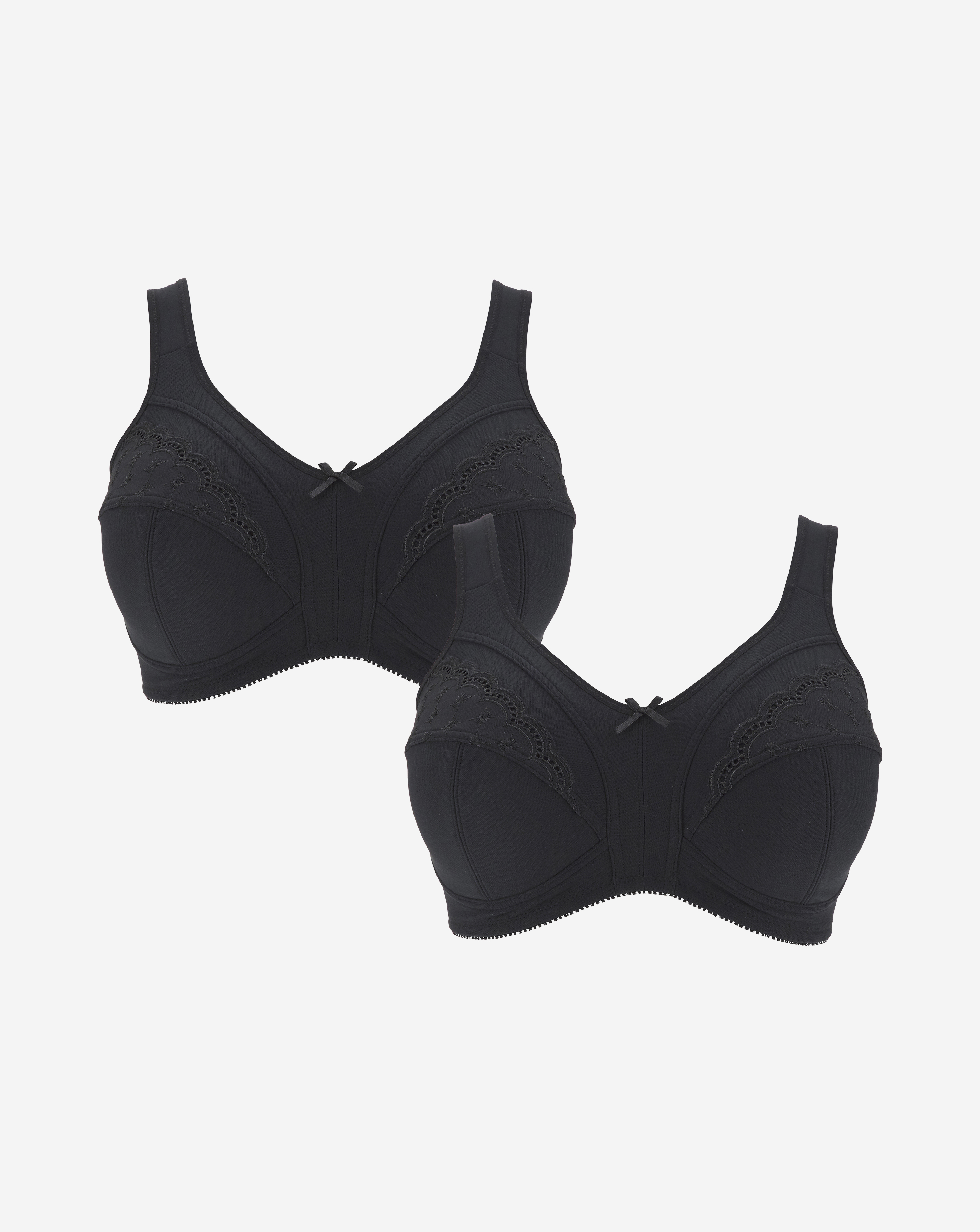 2 Pack Sally Minimiser Non Wired Bras