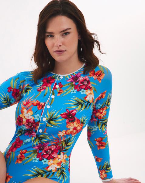 Simply Be Mix and Match Long Sleeve Swimsuit