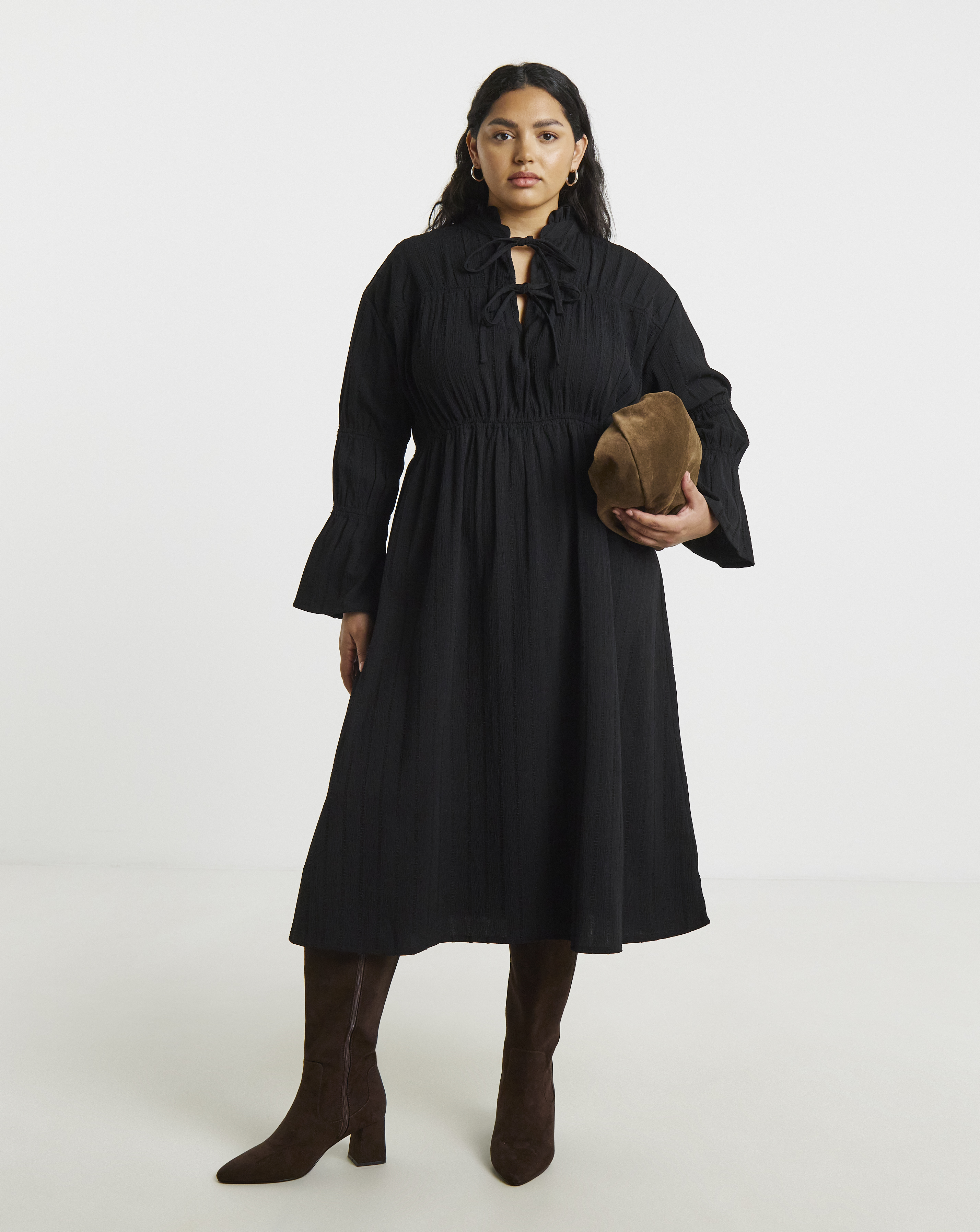 Native Youth Tiered Midaxi Dress