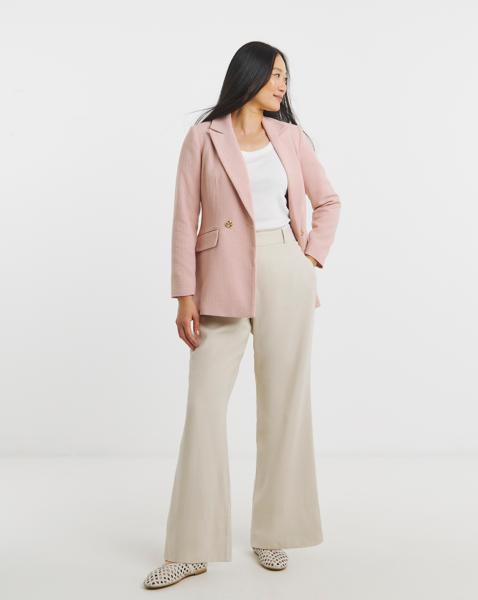 Boucle Double Breasted Blazer