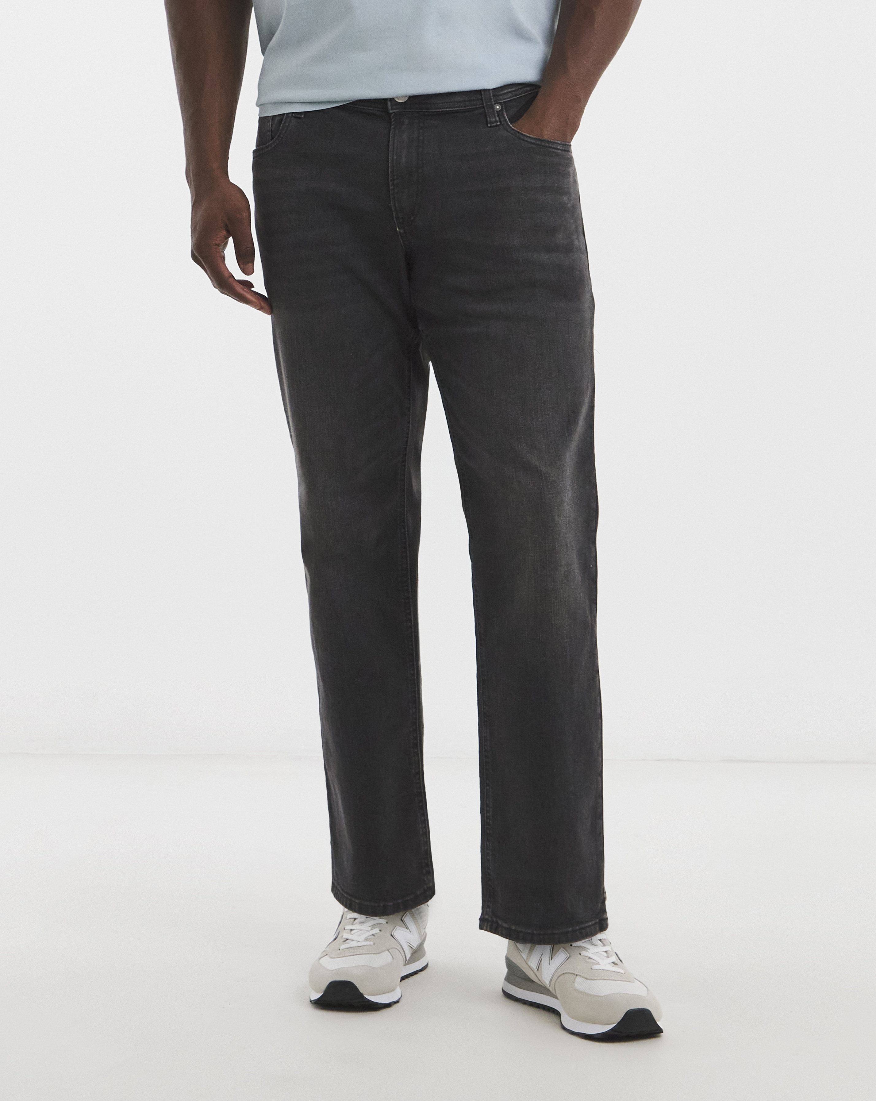 Jack & Jones Glenn Slim Fit Jeans - Black Denim - Men's Size 50R - Cotton Blend