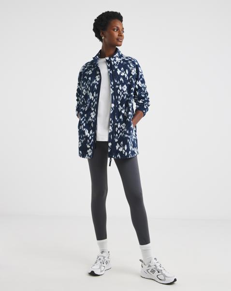 ZIP THROUGH LONGLINE FLEECE