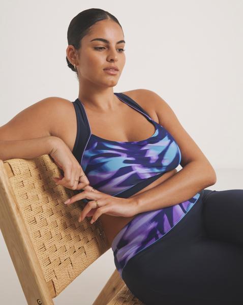 Sports Swim Crop Top