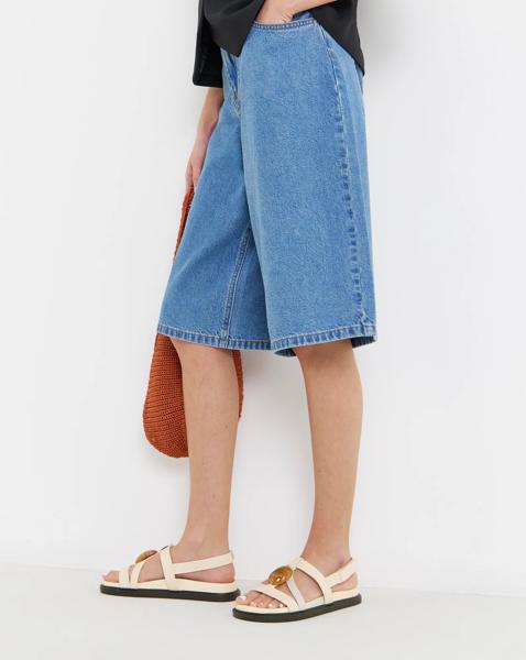 Trim Detail Sandals Wide