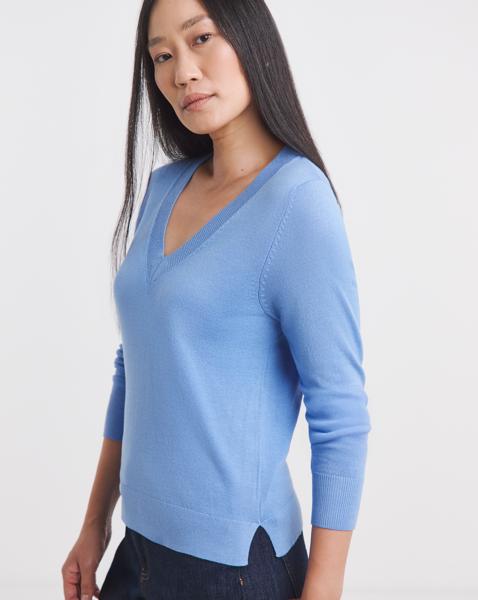 V NECK JUMPER