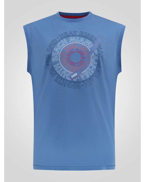 New In - D555 Reeves South Beach Miami Print Tee