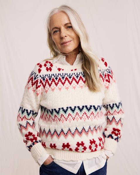 Julipa Patterned Crew Neck Jumper