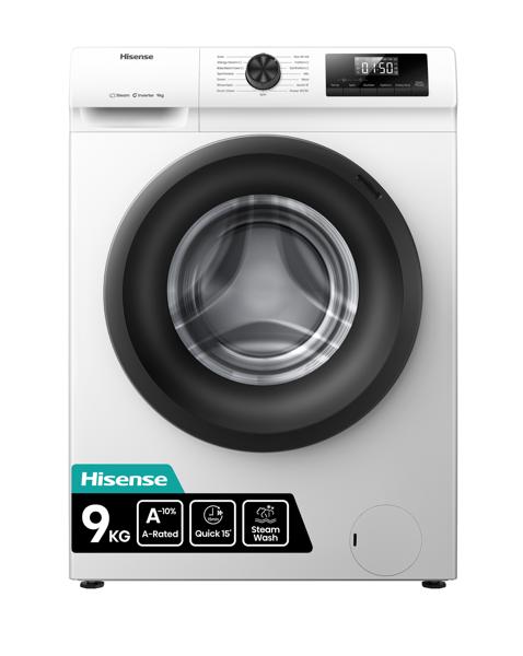 Hisense WF1Q9041BW 1 Series 9kg 1400 Spin Washing Machine - White
