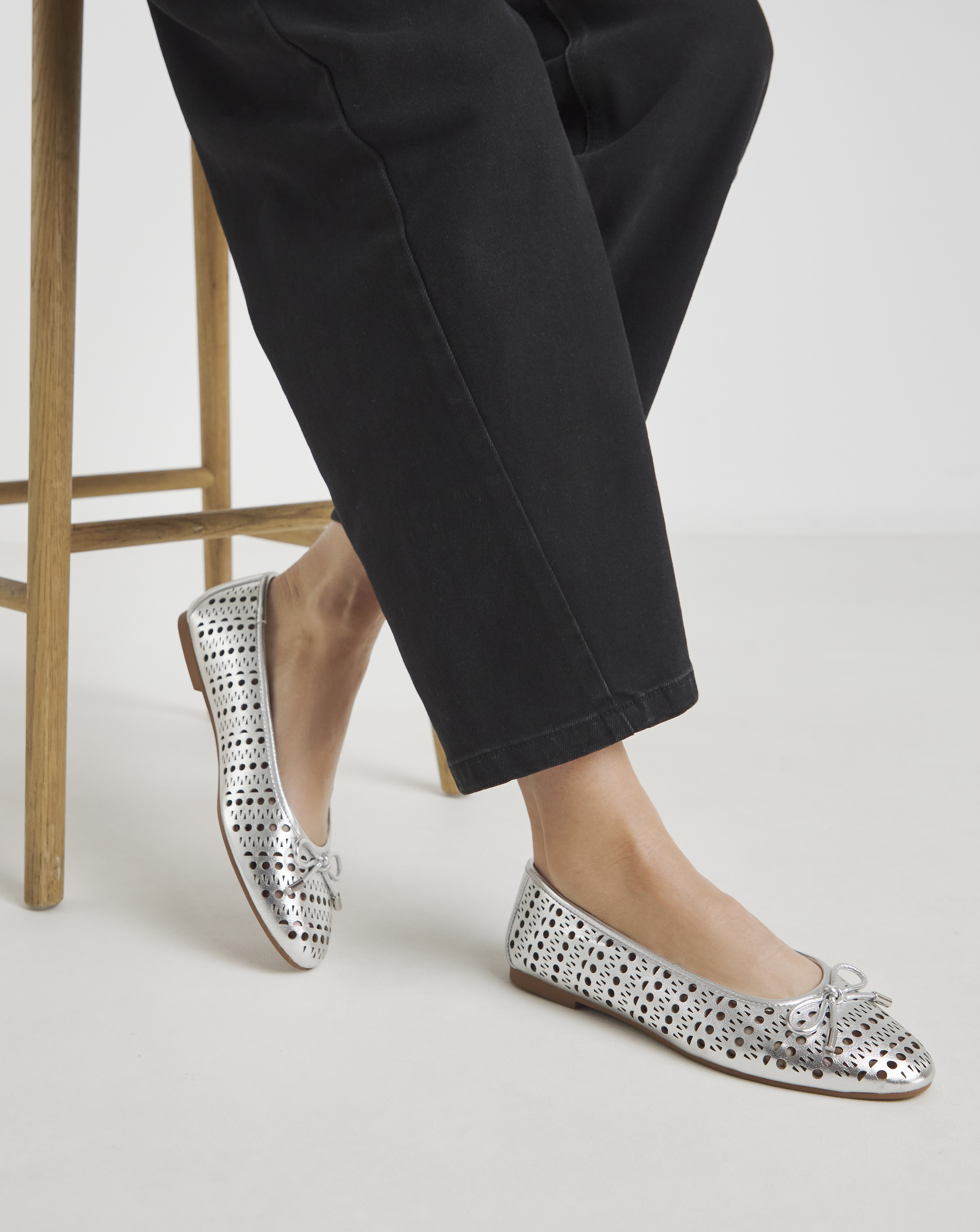 Laser Cut Ballerina Wide Fit