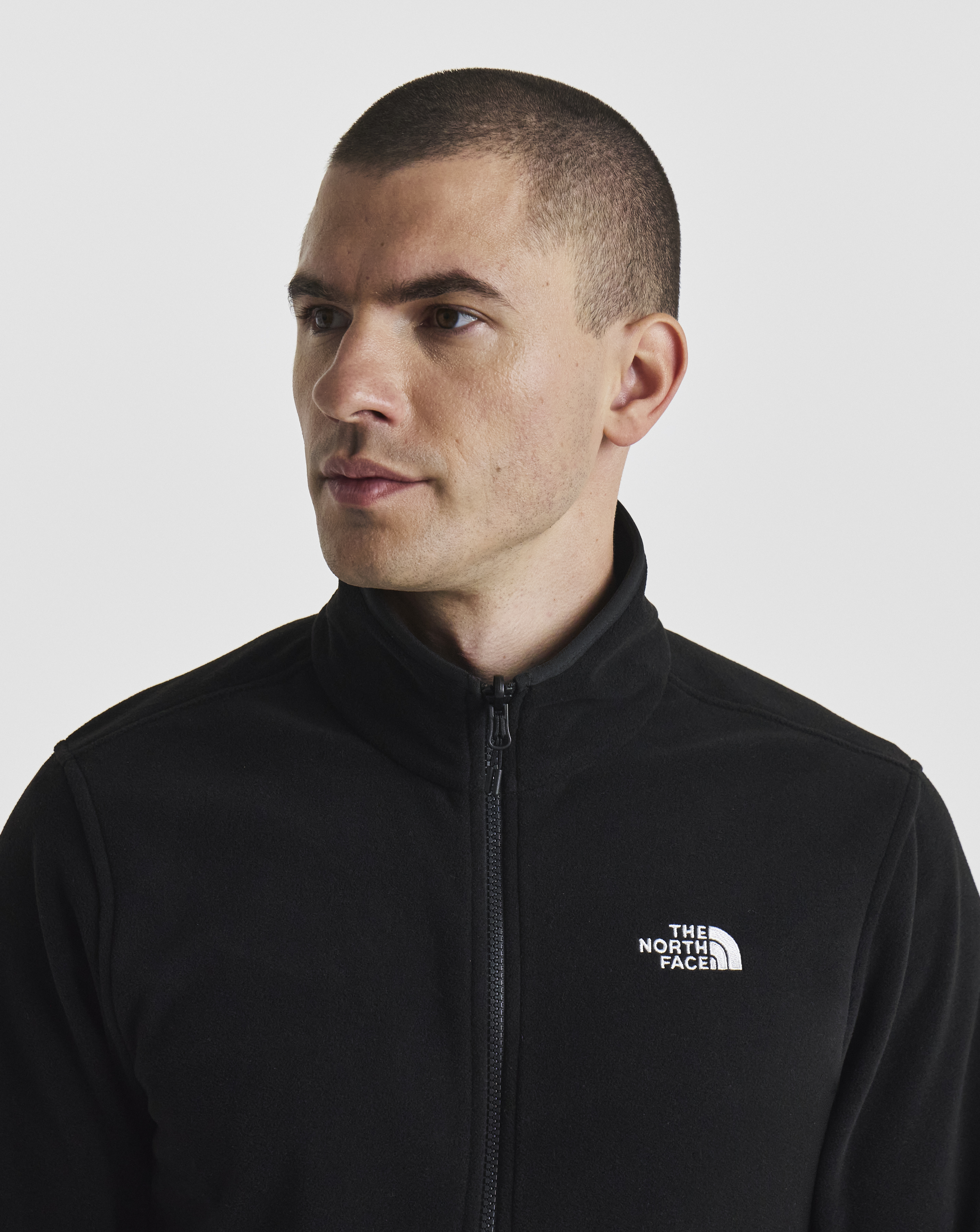 The North Face Black Glacier Fleece Jacket - 2XL