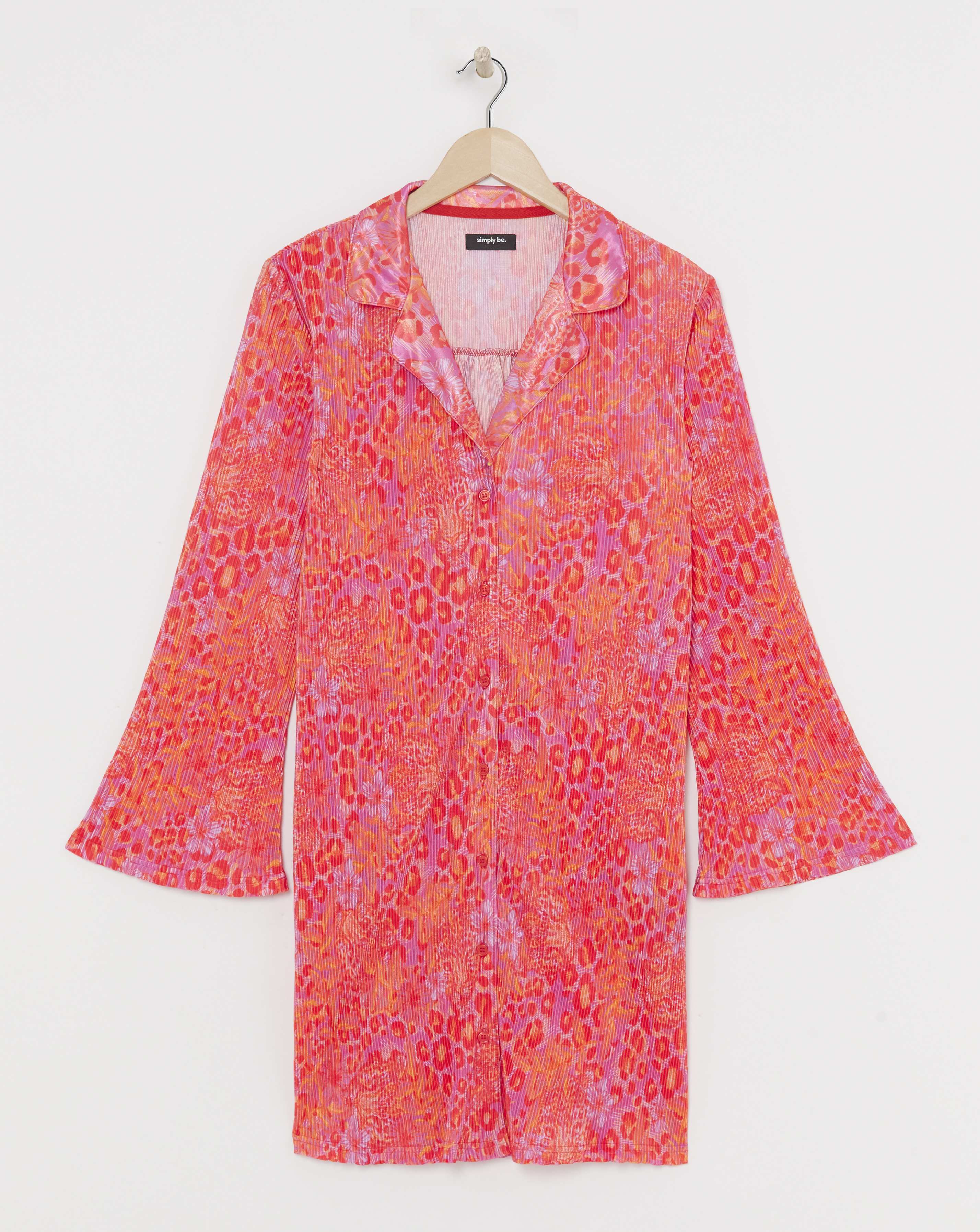 Plisse Night Shirt