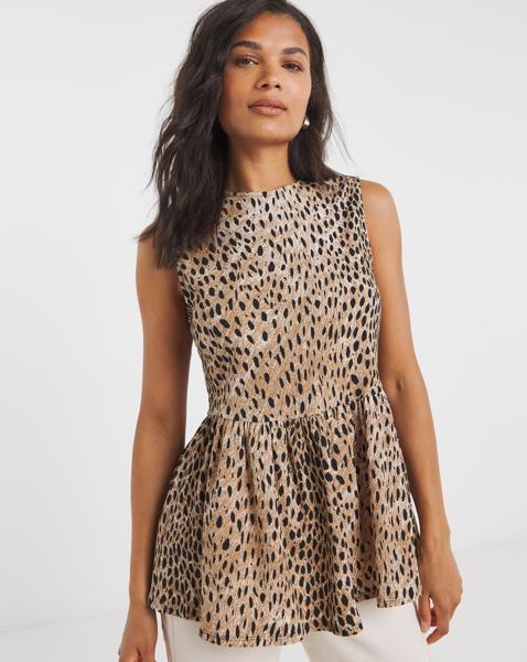 Simply Be Peplum Bow Back Top