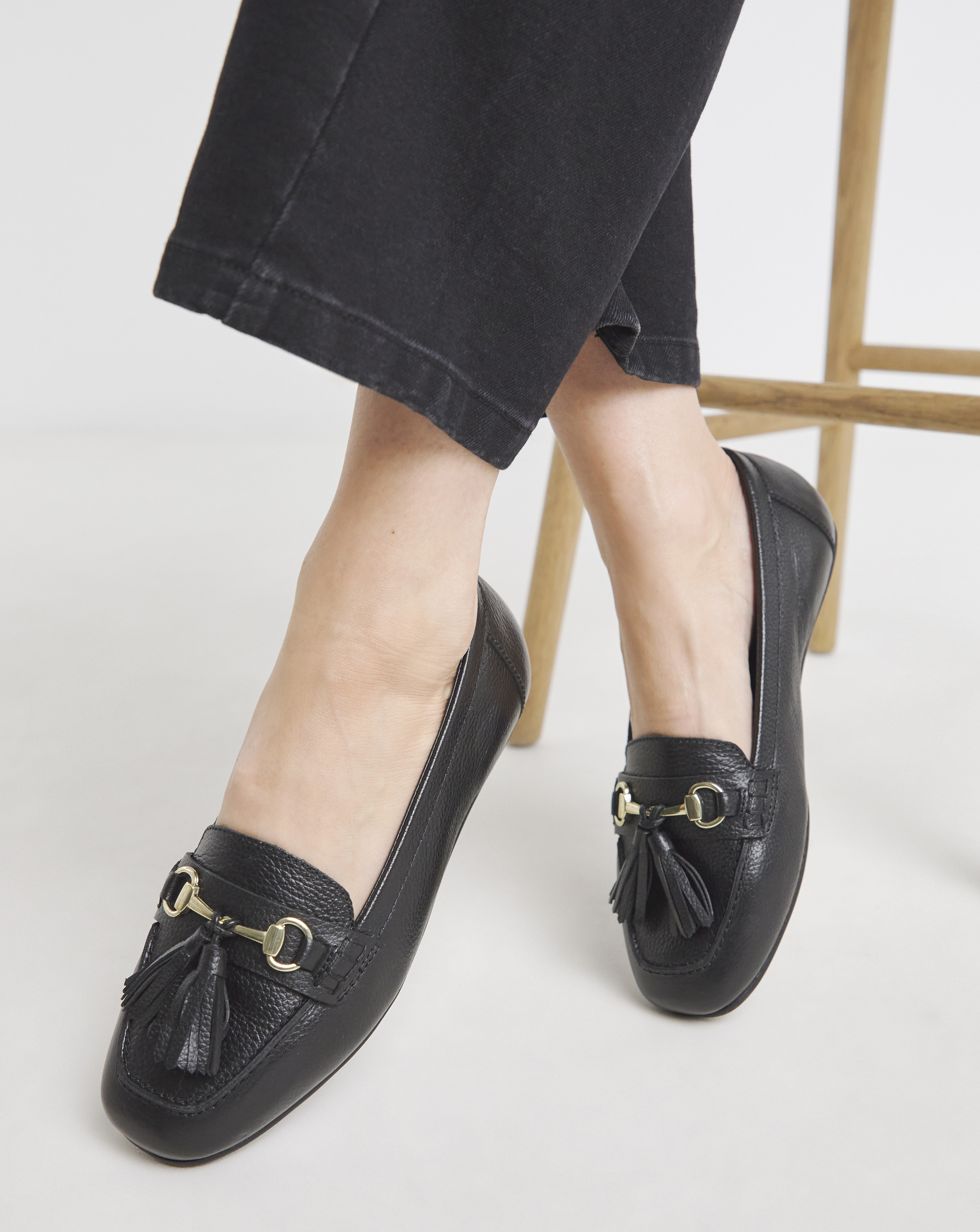 Leather Driving Moccasin Wide