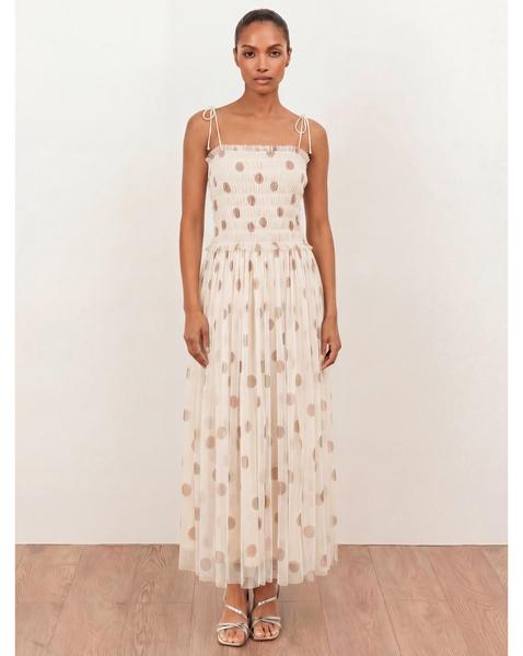 Anaya Polka Dot Print Dress