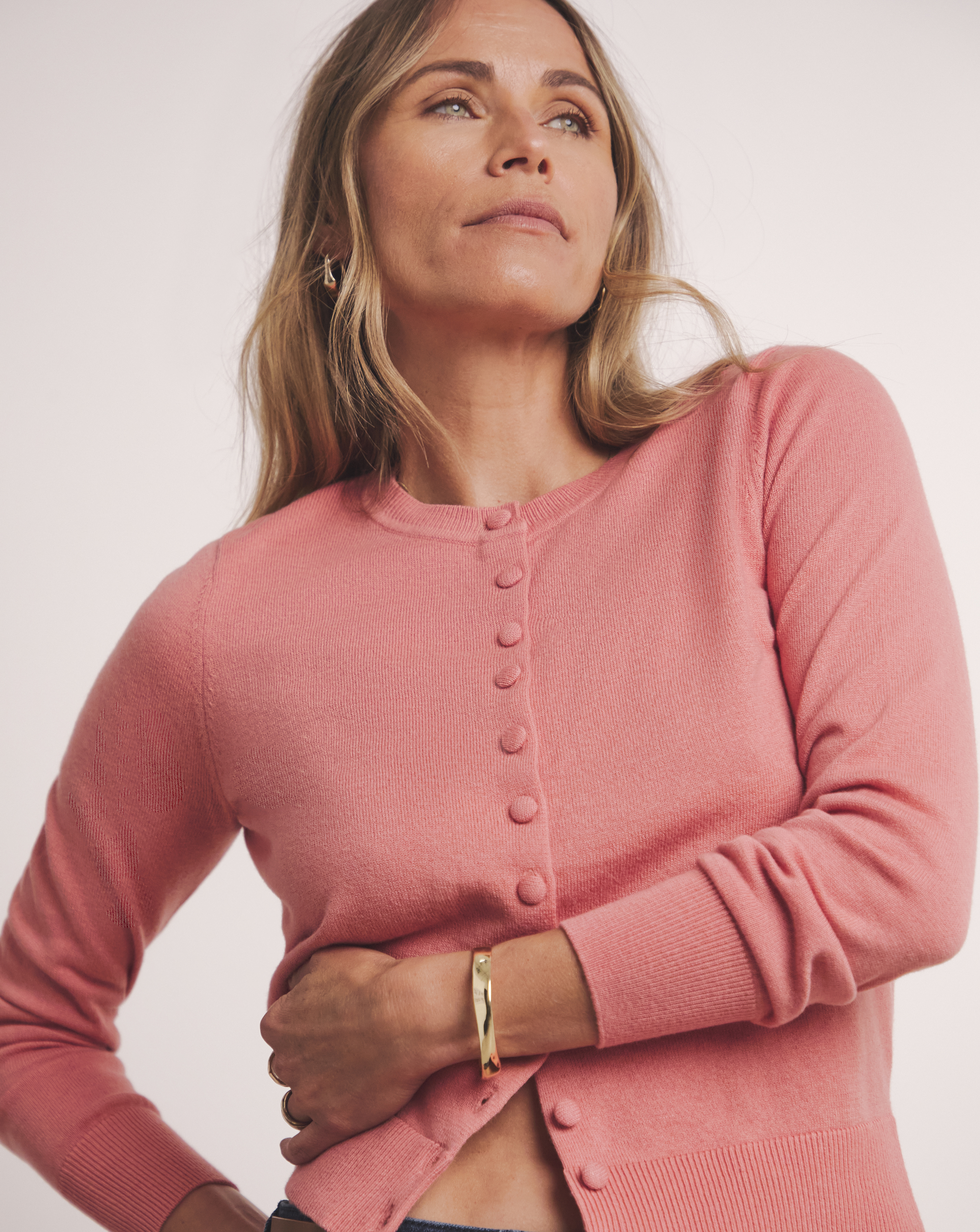 ANTHOLOGY MERINO WOOL BLEND CARDIGAN