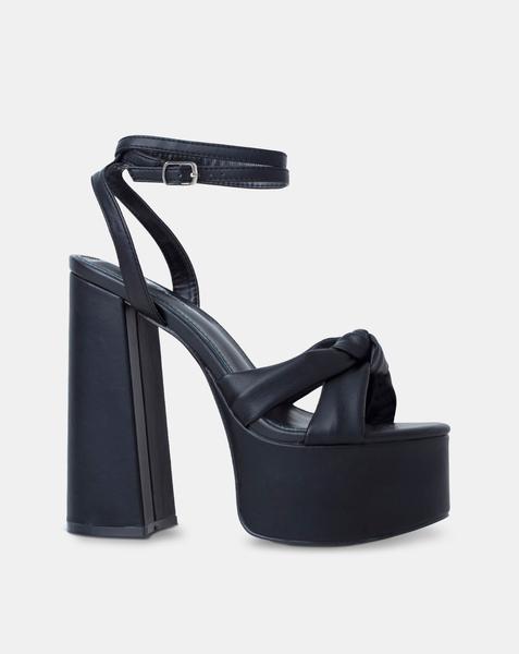 Public Desire Knot On Wide Fit Sandals