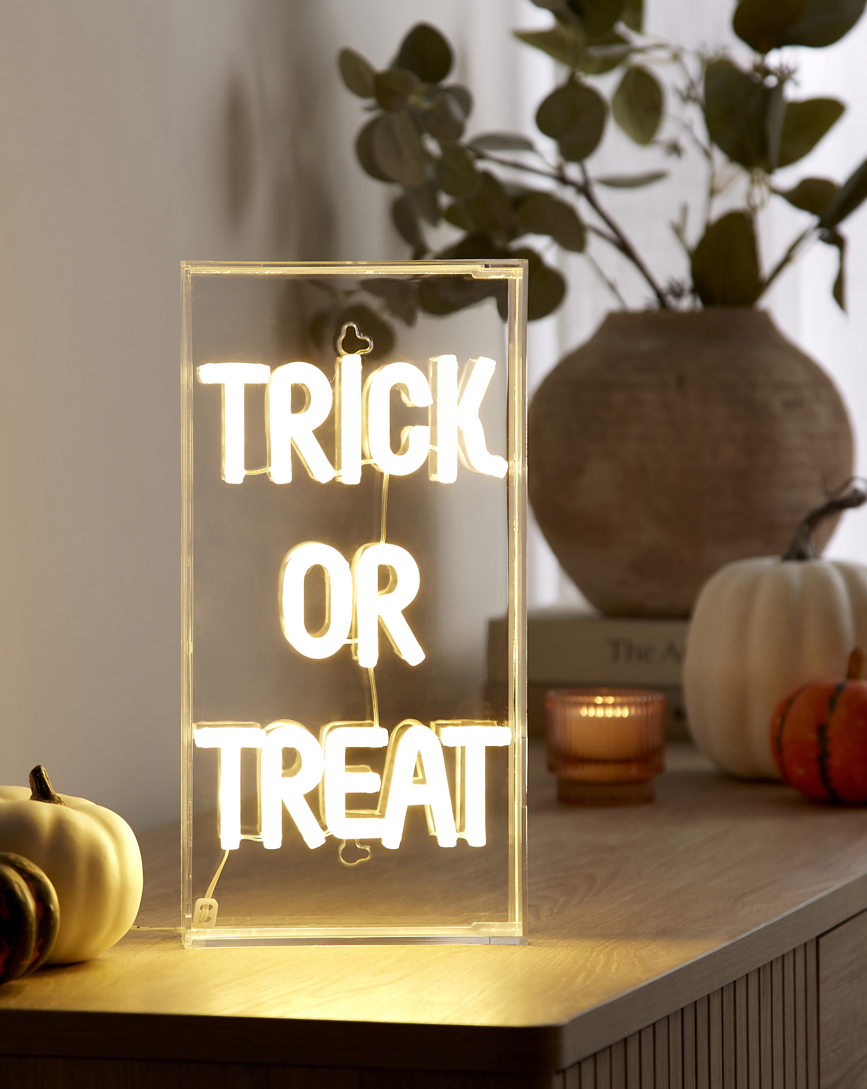 Trick or Treat Neon Sign