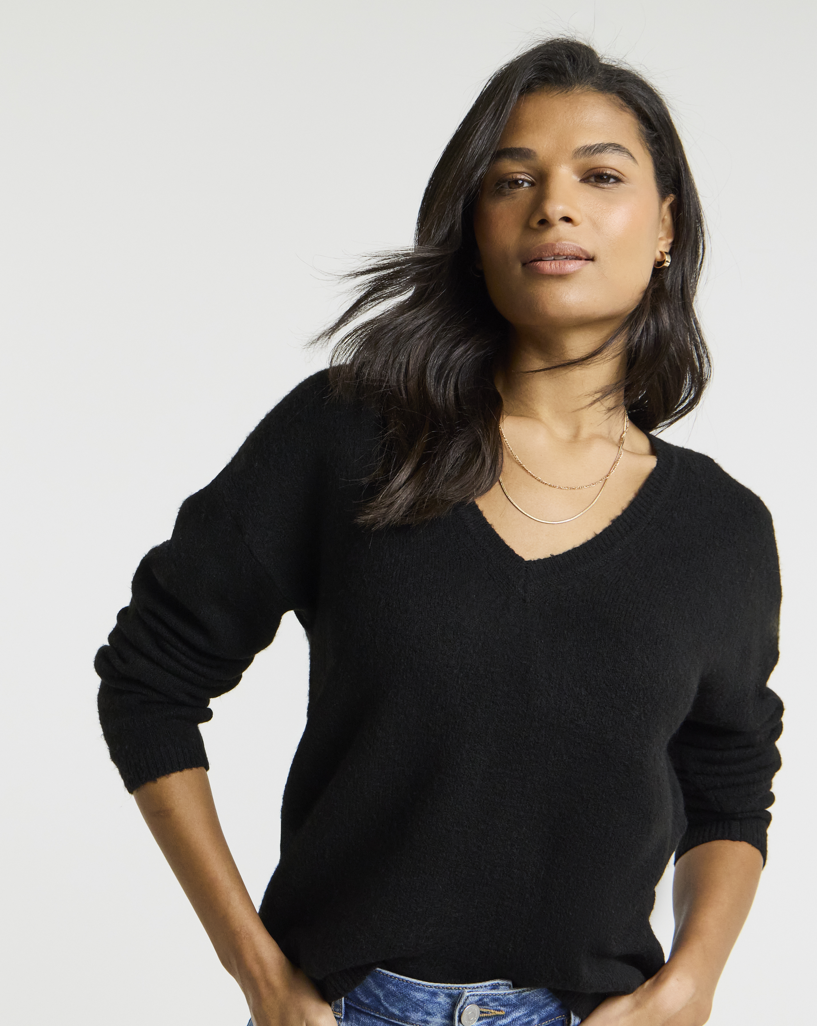 Simply Be V-Neck Jumper