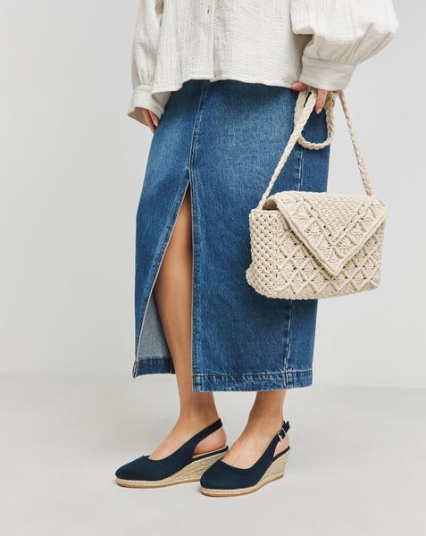 Slingback Wedge Espadrilles EEE Fit